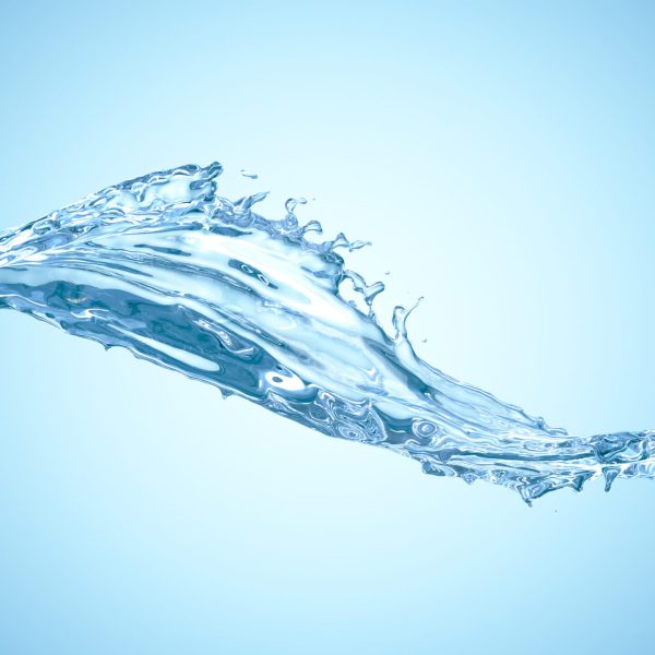 Digitally generated water, perfectly usable for all kinds of topics related to water supply, sustainable resources and environmental issues.